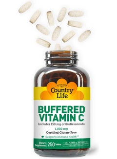 Country Life Buffered Vitamin C 1000 mg Tablets 250's  - Image 4