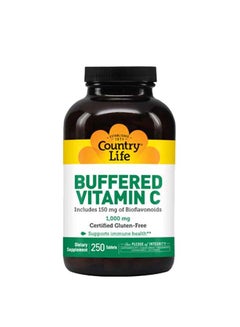 Country Life Buffered Vitamin C 1000 mg Tablets 250's  - Image 1