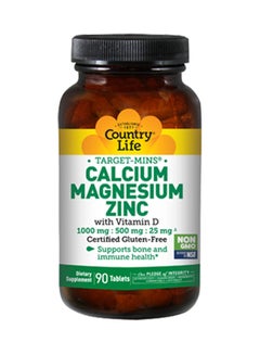 Country Life Calcium Magnesium Zinc Tablets 90's  - Image 1