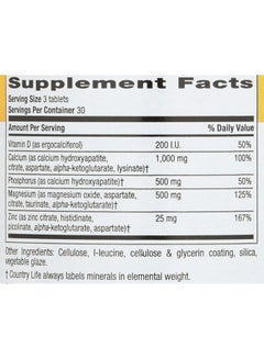 Country Life Calcium Magnesium Zinc Tablets 90's  - Image 4