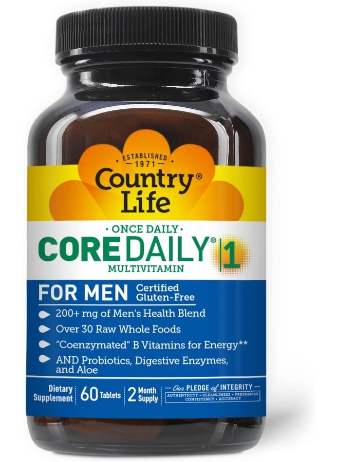 Country Life - Core Daily -1 for Men Tablets 60's - Image 1