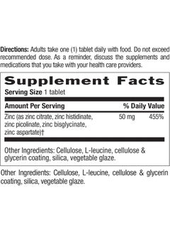 Country Life Zinc 50 mg 90 Tablets  - Image 2