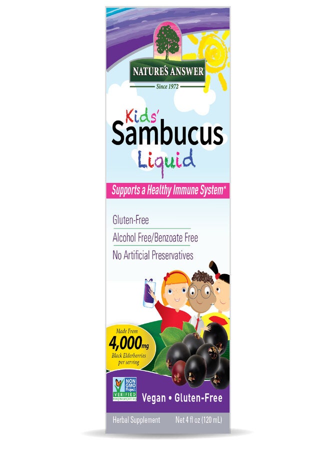 NATURE'S ANSWER Sambucus Kids Syrup 120 mL 