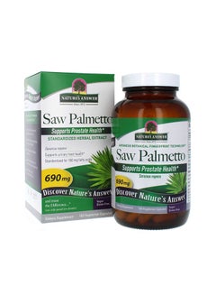 NATURE'S ANSWER Saw Palmetto 690 mg Vegetarian Capsules 120's  - Image 1