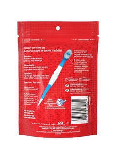 Colgate 4-Pack 24 Count Max Fresh Wisp Disposable Mini Travel Toothbrushes Set Blue/White  - Image 2