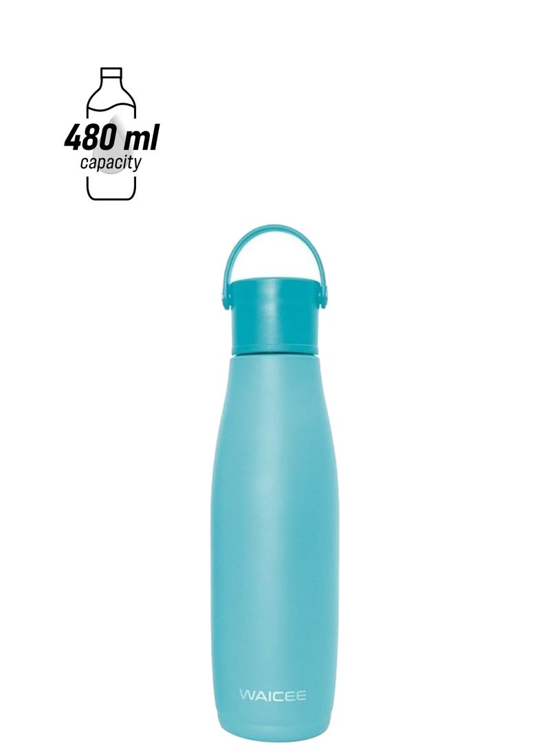 DAWSON SPORTS Stainless Steel Vacuum Insulated Water Bottle Turquoise 480ml 