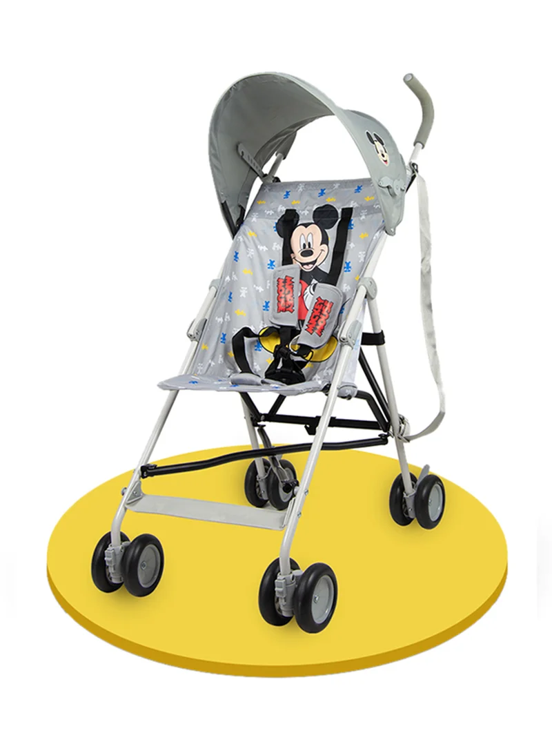 Disney Mickey Mouse Lightweight Buggy Stroller - Grey