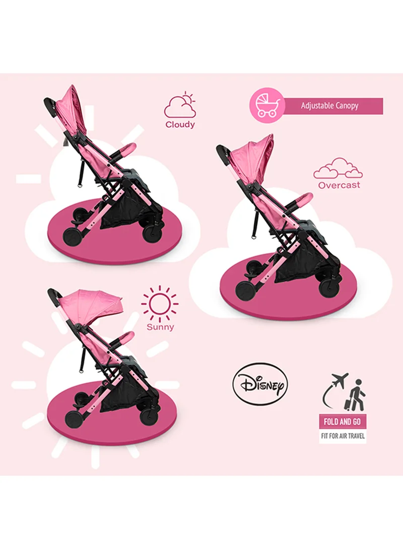Disney Princess Travel Stroller With Storage Basket