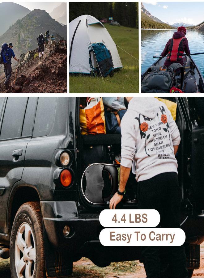 كادي ون كرسي مرحاض للتخييم قابل للطي - Image 3