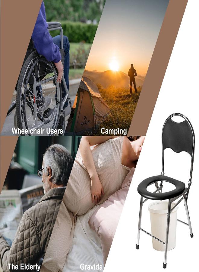 كادي ون كرسي مرحاض للتخييم قابل للطي - Image 4