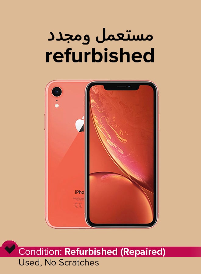 Apple Refurbished - iPhone XR 128GB Coral 4G With Facetime - International Version  - Image 1