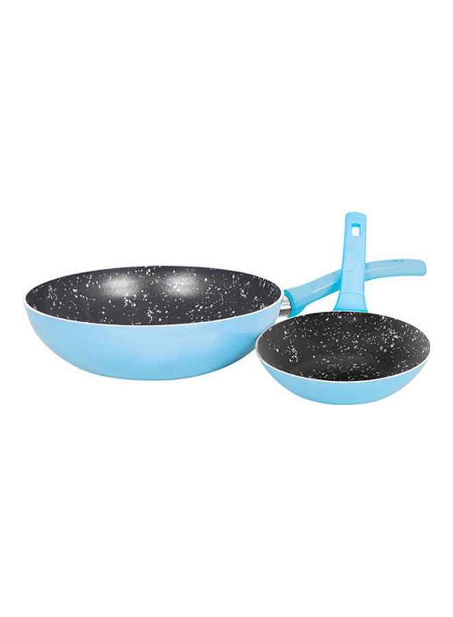 سعر ومواصفات جراندي مقلاة ووك كوك بوب للطهي + مقلاة أزرق Cook Pop Wok 24 + Fry Pan 22سم (N49185960A) على Noon EG