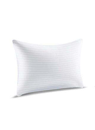 Luxury Hotel Soft Down Alternative Pillow with Stripe Patterned, 800g Filling, Ultra-Soft & Supportive Cotton White 48x74cm - pnsku/N49194791A/45/_/1745593428/1b81e58a-8f00-4490-9efb-012b1f455041