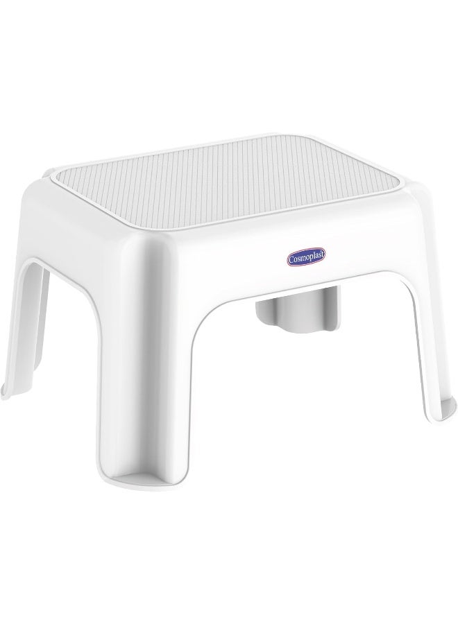 Step Stool Comp Plastic L 35 x W 29 x H 24 cm White