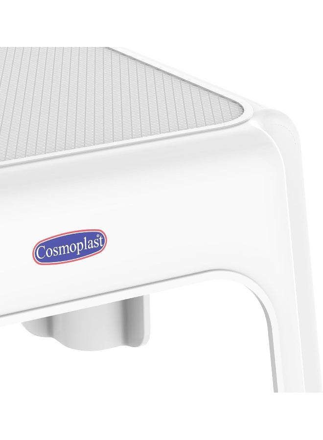 Step Stool Comp Plastic L 35 x W 29 x H 24 cm White