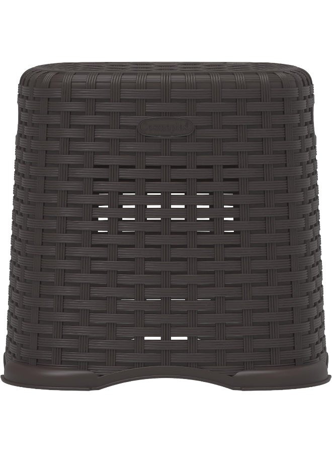 Rattan Wicker Step Stool  Dark Brown Dark Brown - pnsku/N49198997A/45/_/1728978180/d06cc580-9230-4b74-84fd-a58bf985edc9