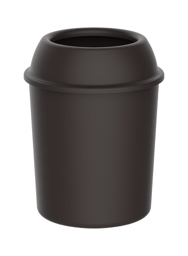 Cosmoplast - 5L Round Dustbin (Dark brown) Brown 5.0Liters - Image 1