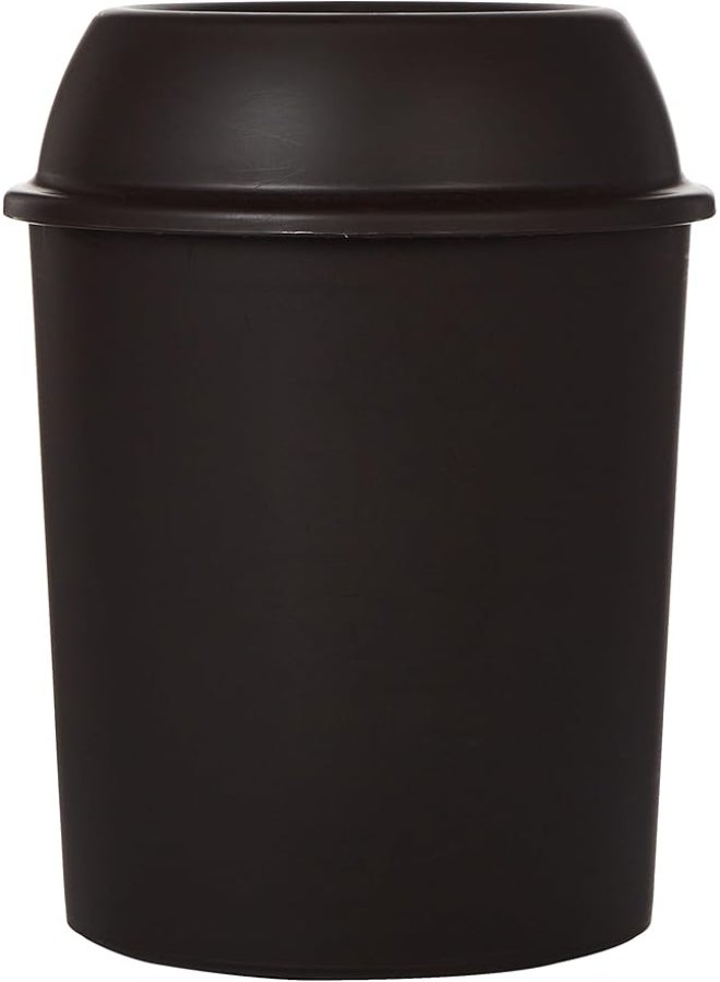 Cosmoplast - 5L Round Dustbin (Dark brown) Brown 5.0Liters - Image 1