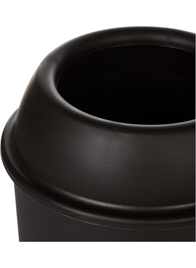 Cosmoplast - 5L Round Dustbin (Dark brown) Brown 5.0Liters - Image 1