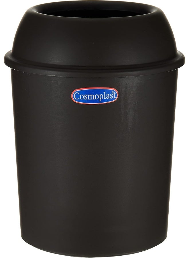 Cosmoplast 5L Round Dustbin (Dark brown) Brown 5.0Liters - Image 3