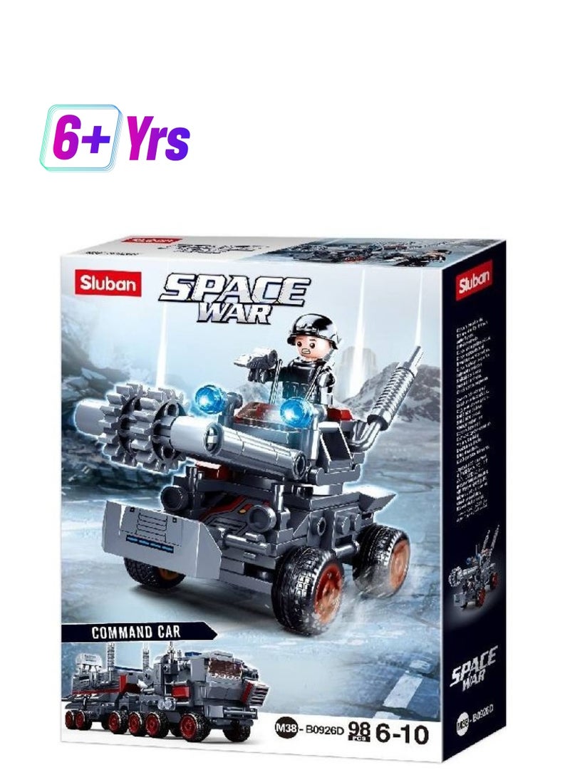 Sluban M38-B0926D 98-Piece Of Cubes Attack Car Toy For Kids 98 6+ Years - Image 1