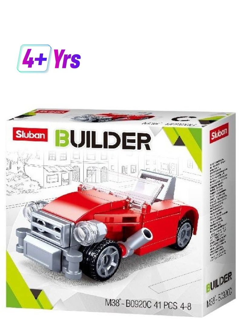 Sluban - M38-B0920C 41-Piece Cube Builder Toy 41 4+ Years - Image 1