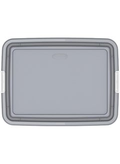 Cosmoplast 15L Lockbox L 51 X W 38.5 X H 11 Cm for Storage (Grey) Grey 15.0Liters  - Image 5