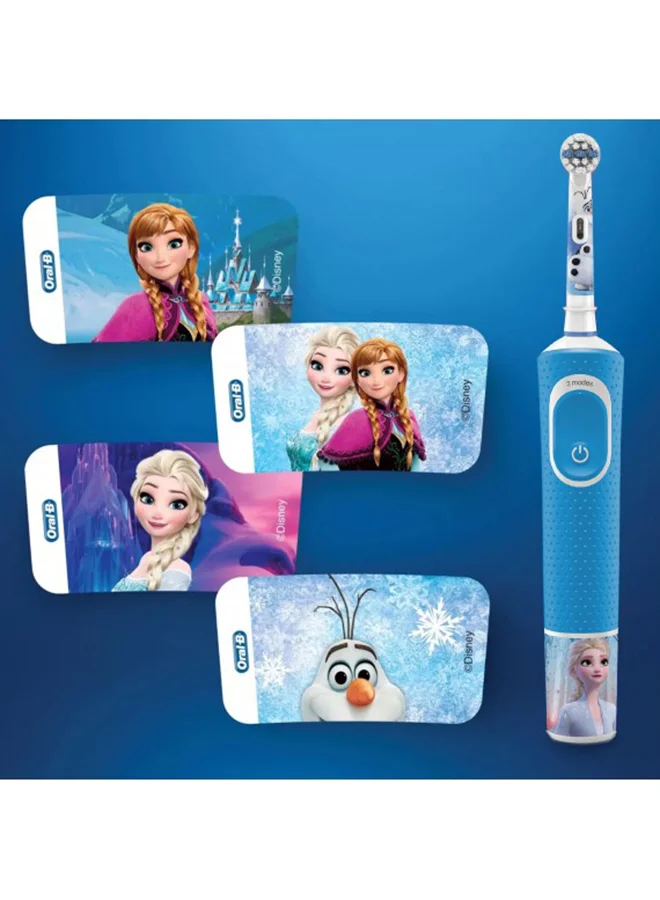 Oral-B Frozen Vitality Rechargeable Kids Toothbrush, 3+ Years Kids