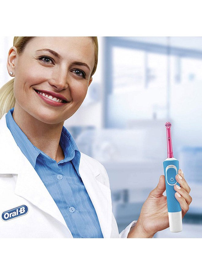 Oral-B Kids Rechargeable Electric Toothbrush Set, Frozen, with Exclusive Travel Case, 1 Set Blue - Image 5