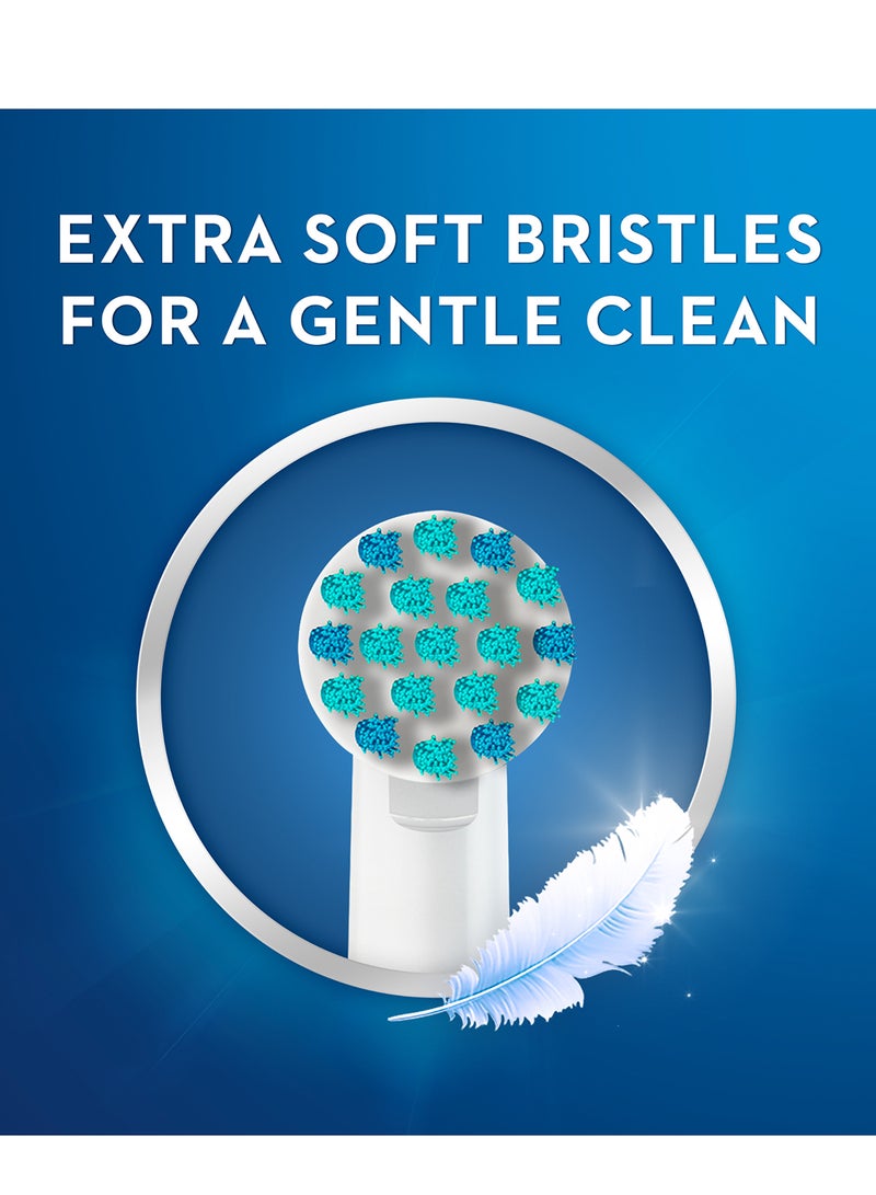 أورال بي فرشاة أسنان كهربائية بتصميم فيلم Frozen من ديزني مع حقيبة سفر أزرق - Image 4