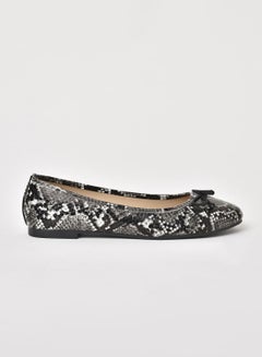 Snake Print-White/Black
