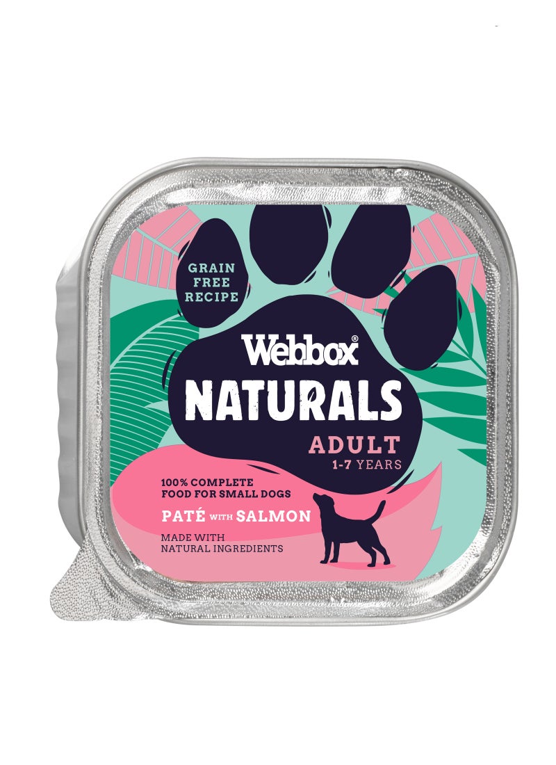 ويبوكس صينية مربعة من السلمون الطبيعي 150جرام