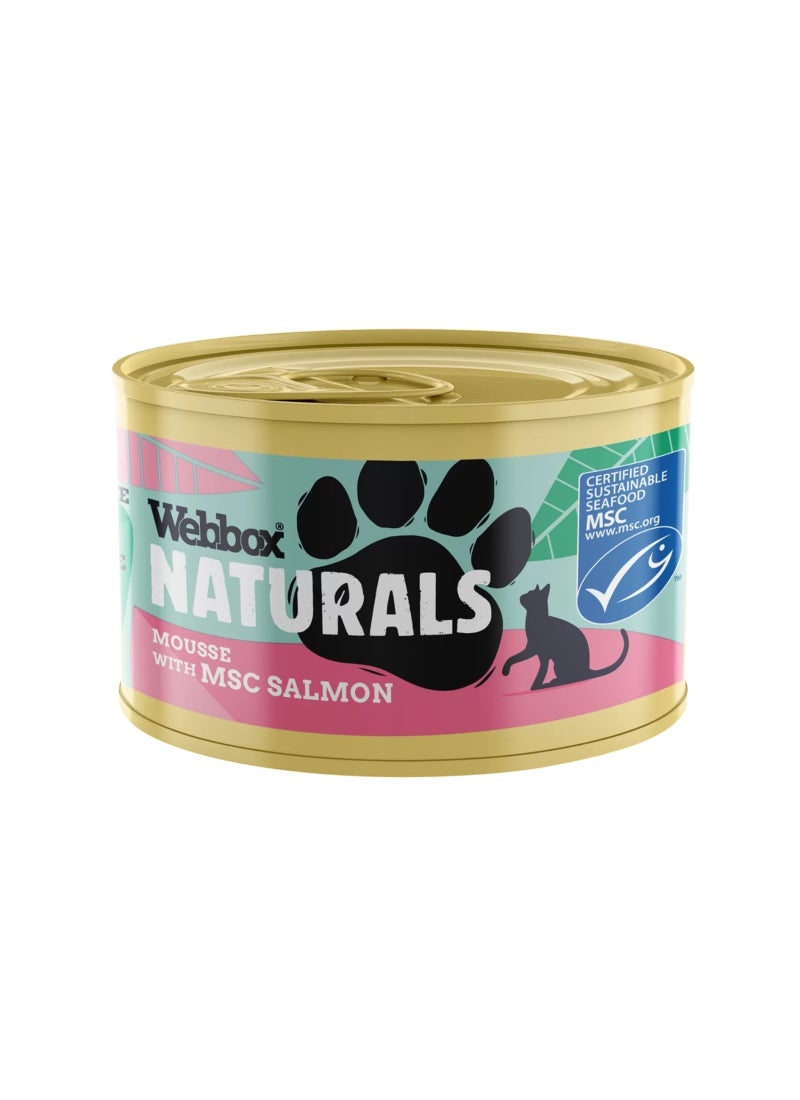 Webbox Natural Mousse Salmon 85grams  - Image 1