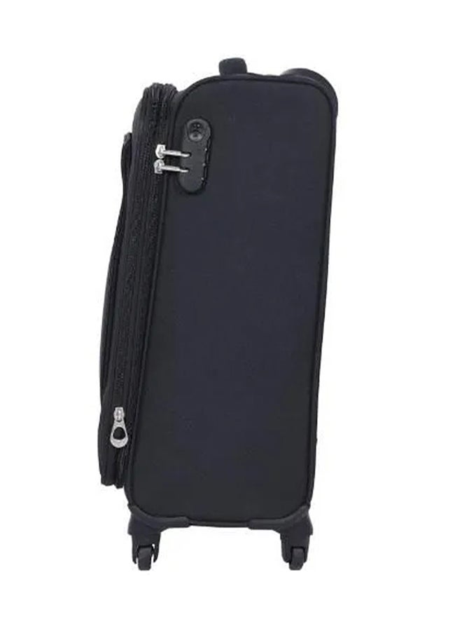 American Tourister Oakland Suitcase, Check-In Size 68 cm / 25 inch, Spinner Wheels, Soft Top, 100% Polyester, Black|TSA Lock|Front Pocket Storage Compartment|Voluminous Storage - 3 Years Global Warranty Black - Image 2