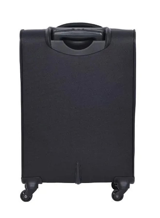 American Tourister Oakland Suitcase, Check-In Size 68 cm / 25 inch, Spinner Wheels, Soft Top, 100% Polyester, Black|TSA Lock|Front Pocket Storage Compartment|Voluminous Storage - 3 Years Global Warranty Black - Image 4