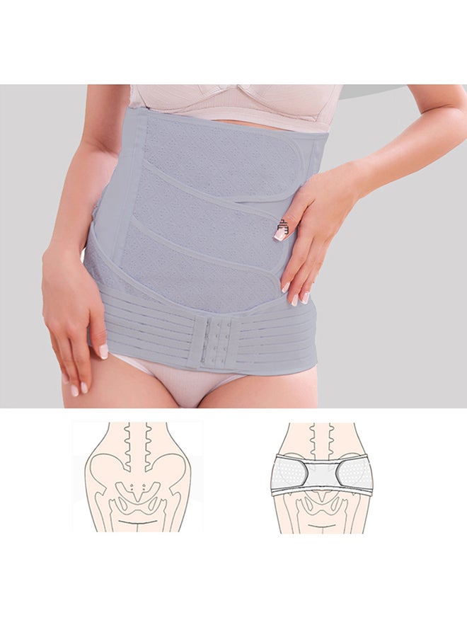 صنفينو حزام جيد التهوية للبطن للاستخدام بعد الولادة، مقاس XL  - Image 5