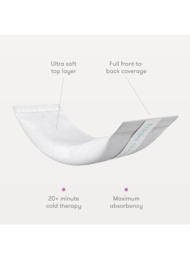 عبوة مكونة من 8 قطع - 2 في 1 من وسادات ماكسي ثلج العجان الماصة بعد الولادة - Image 4