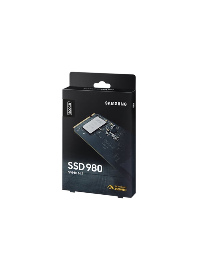 Samsung - 980 Evo Basic M.2 PCIe Solid State Drive 500 GB, 3,500 MB/s sequential read and 3,000 MB/s write, MZ-V8V500BW 500 GB - Image 1