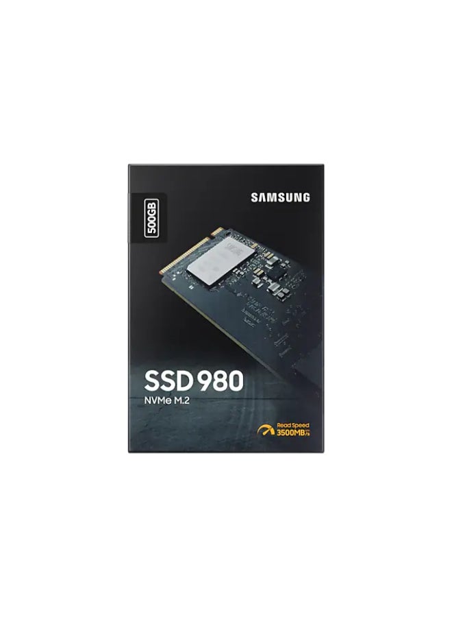 Samsung - 980 Evo Basic M.2 PCIe Solid State Drive 500 GB, 3,500 MB/s sequential read and 3,000 MB/s write, MZ-V8V500BW 500 GB - Image 1
