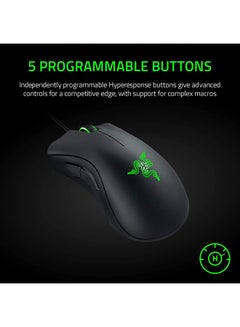 DeathAdder Essential Gaming Mouse with 6,400 DPI Optical Sensor - Black - pnsku/N49341088A/45/_/1737033351/6d82d744-9a1e-46a2-b606-c4e1eb258301