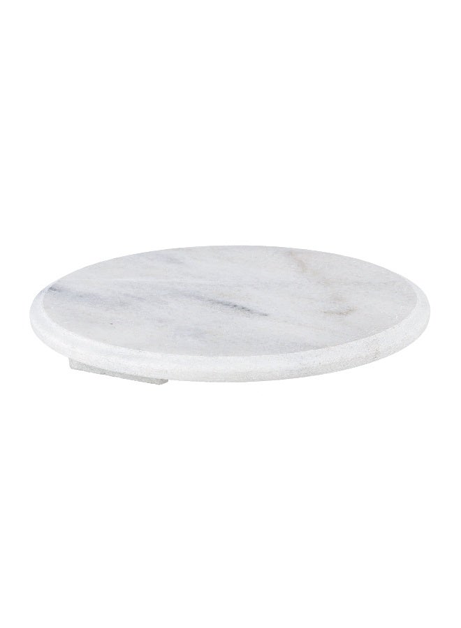 Royalford Marble Chapati Table 100% Eco Natural Marble White Made In India  - Image 1