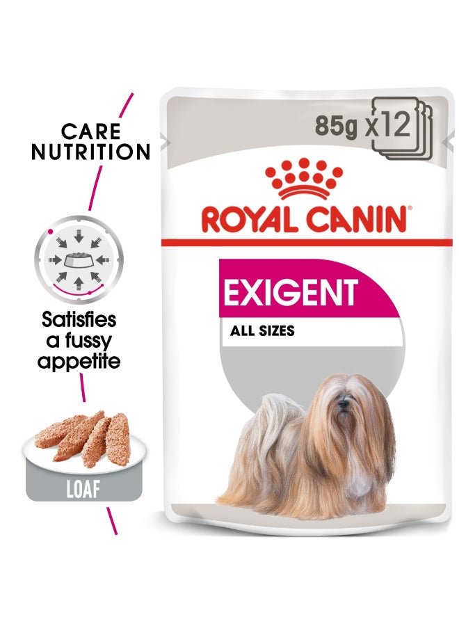 ROYAL CANIN CCN Exigent Wet Food Pouches Box Of Canine Care Nutrition Dog Food Pack Of 12 85grams  - Image 2