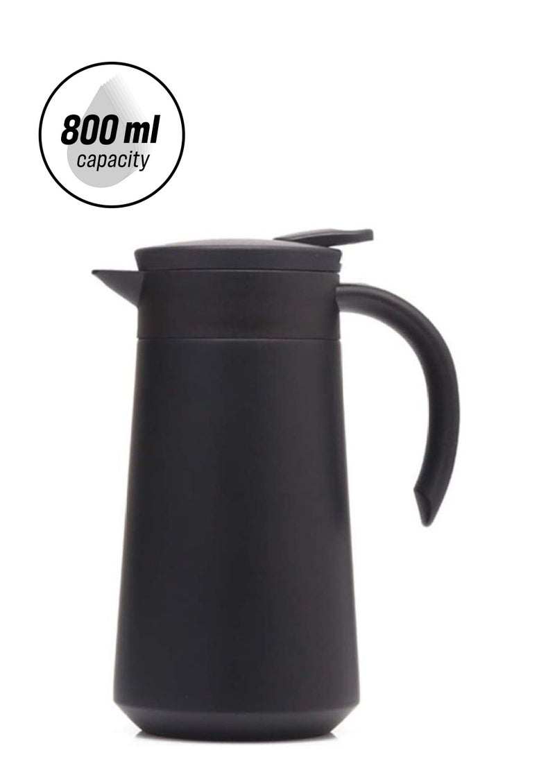 XiuWoo Stainless Steel Thermal Coffee Pot Black - Image 1