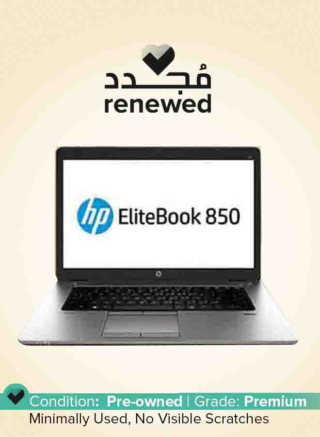 HP Renewed - Elitebook 850 G2 Laptop With 15.6-Inch Display,Intel Core i5 Processor/5th Gen/8GB RAM/256GB SSD/Intel HD Grpahics Silver Silver Silver  - Image 1
