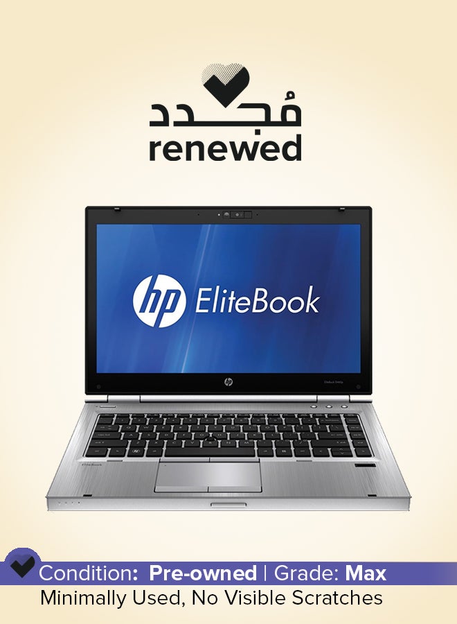 HP - Renewed - Elitebook 8460P Laptop With 14-Inch Display,Intel Core i7 Processor/2nd Gen/8GB RAM/256GB SSD/Intel HD Graphics Silver - Image 1