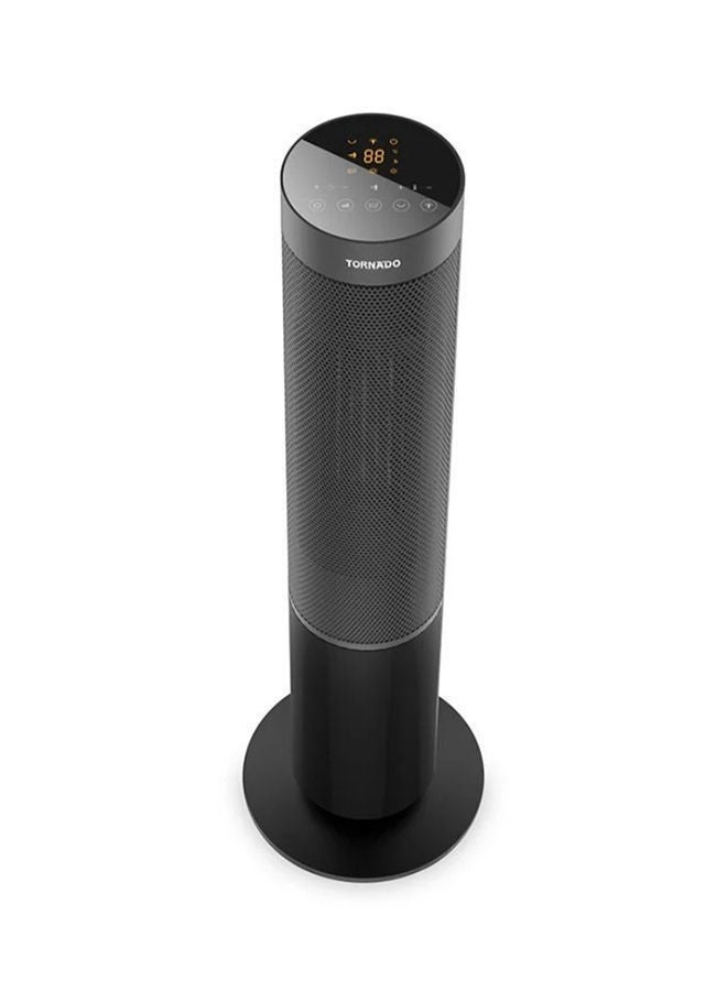 TORNADO Ceramic Heater 16 meter, Remote 2000 W TPH-2000DF Black - Image 2