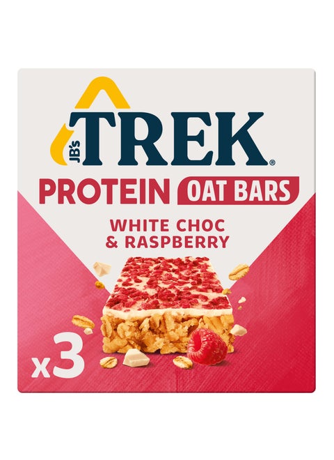 White Chocolate & Raspberry Protein Oat Bar Multipack 150grams