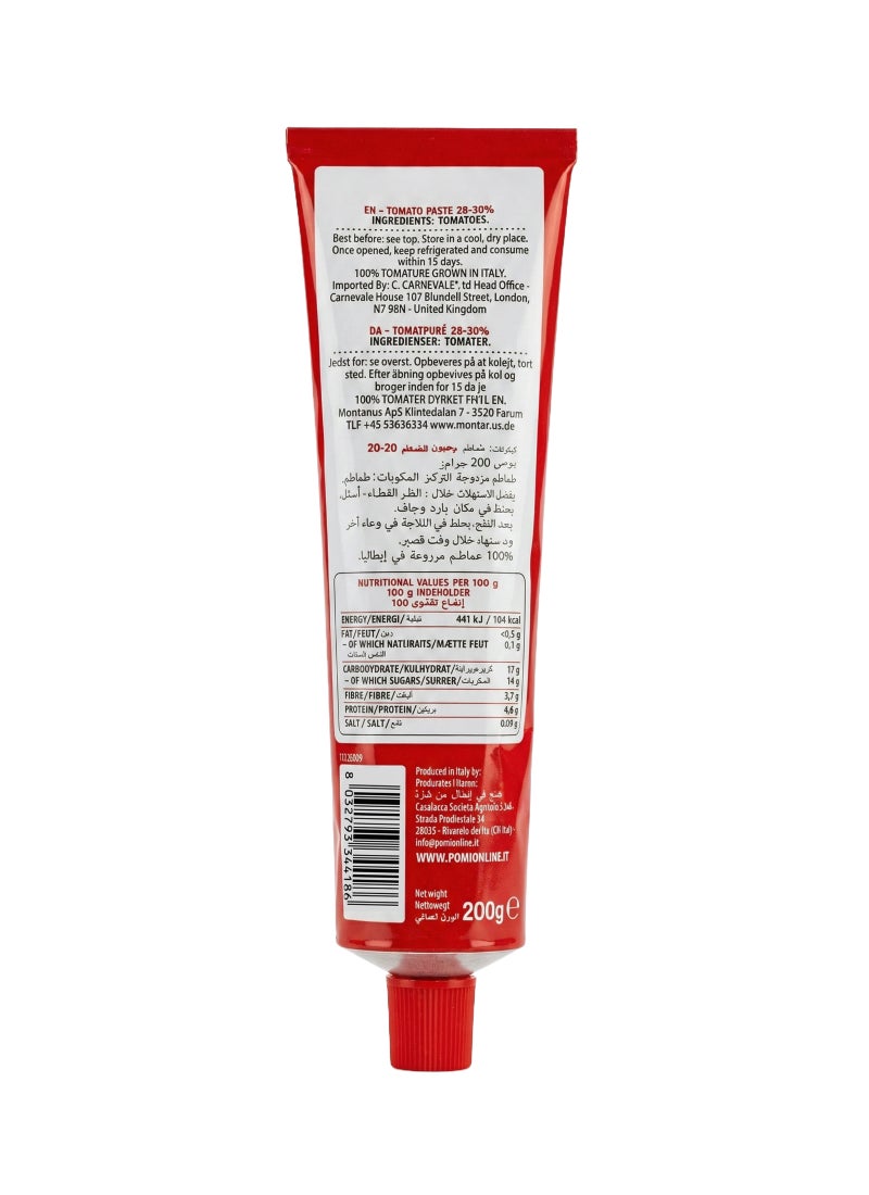 Pomi Italian Tomato Paste Tube 200grams - Image 2