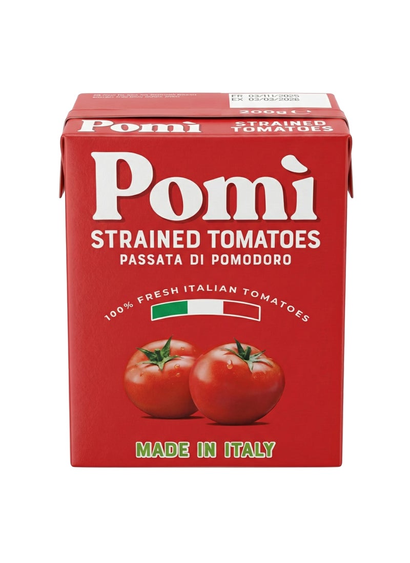 Pomi Strained Crushed Tomatoes 200grams - Image 1