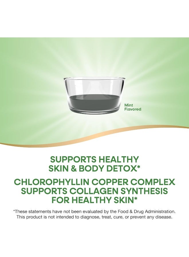 Nature's Way Chlorofresh Liquid Chlorophyll Healthy Skin And Body Detox Mint Flavor 16 Fl Oz  - Image 4